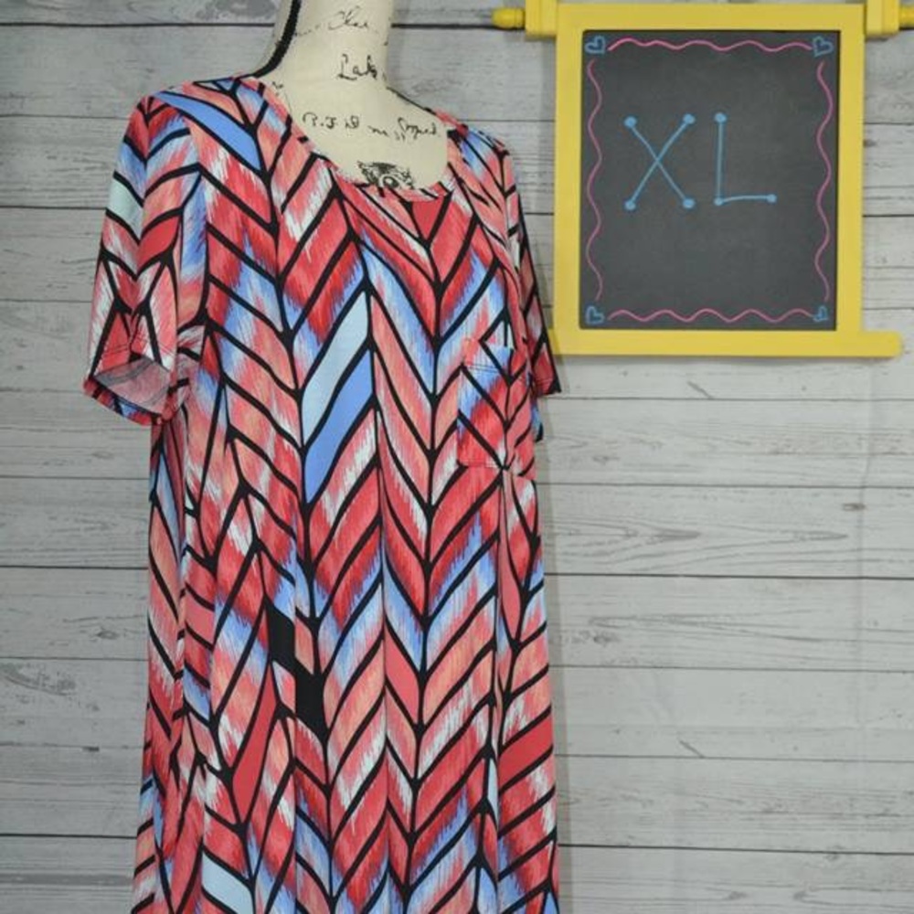 LuLaRoe Carly Geometric Print